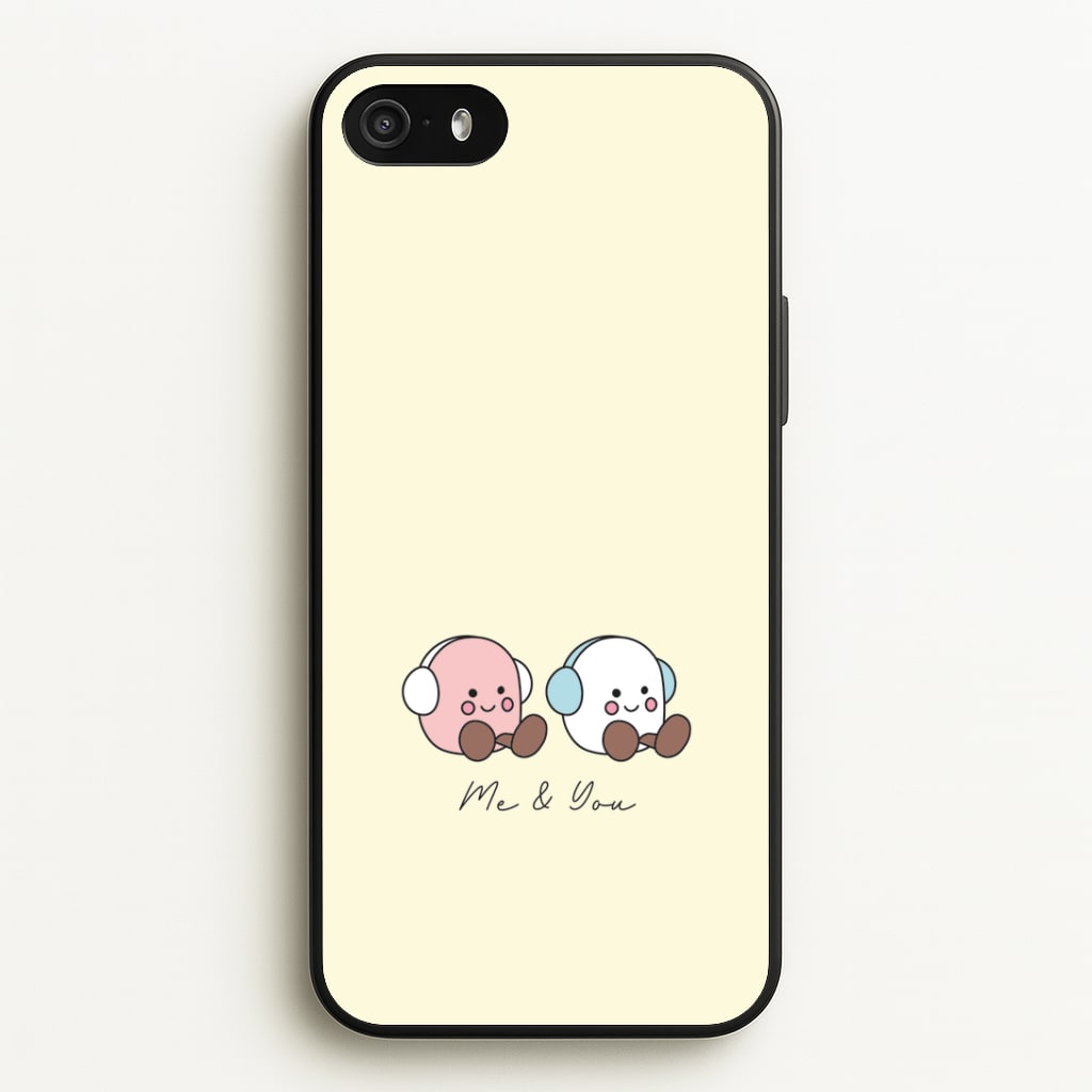 Cute Christmas Marshmellow Plushies iPhone 5 / 5s / SE 2016 Case