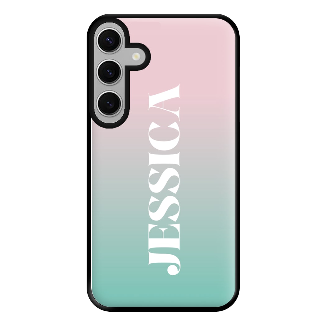 Gradient Personalised Name Galaxy S24FE Case