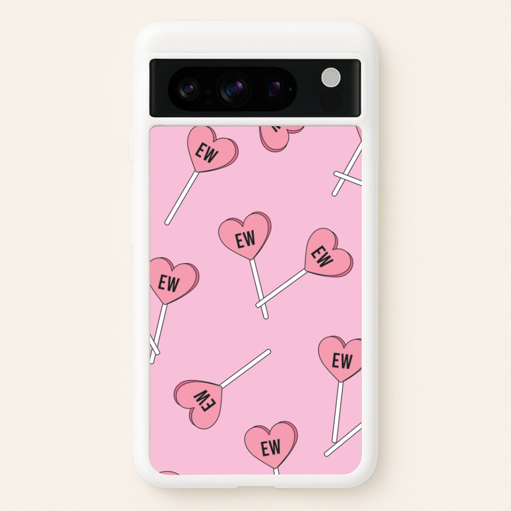 Ew Love Heart Lolipops Pattern Google Pixel 8 Pro Case