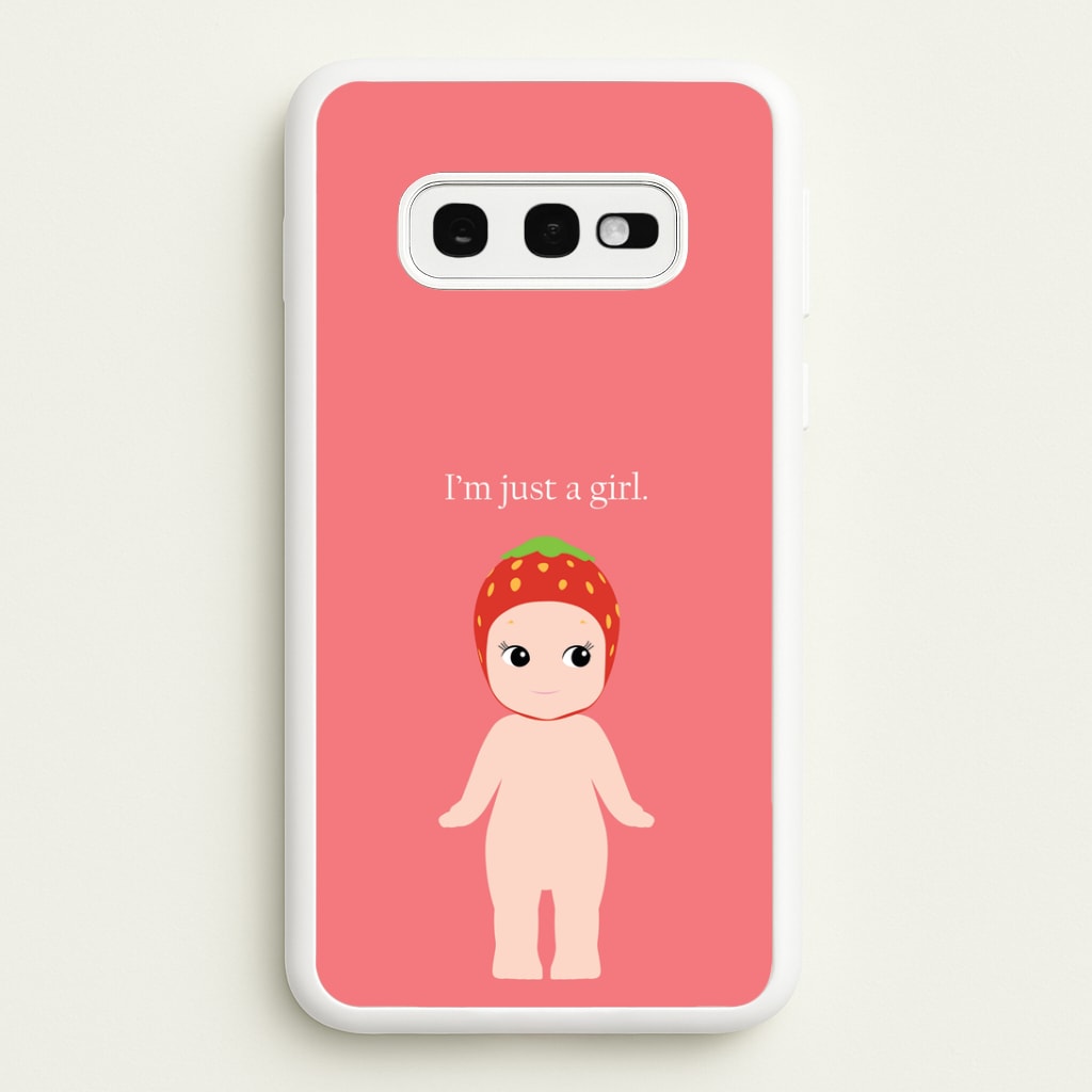 I'm Just A Girl Galaxy S10e Case