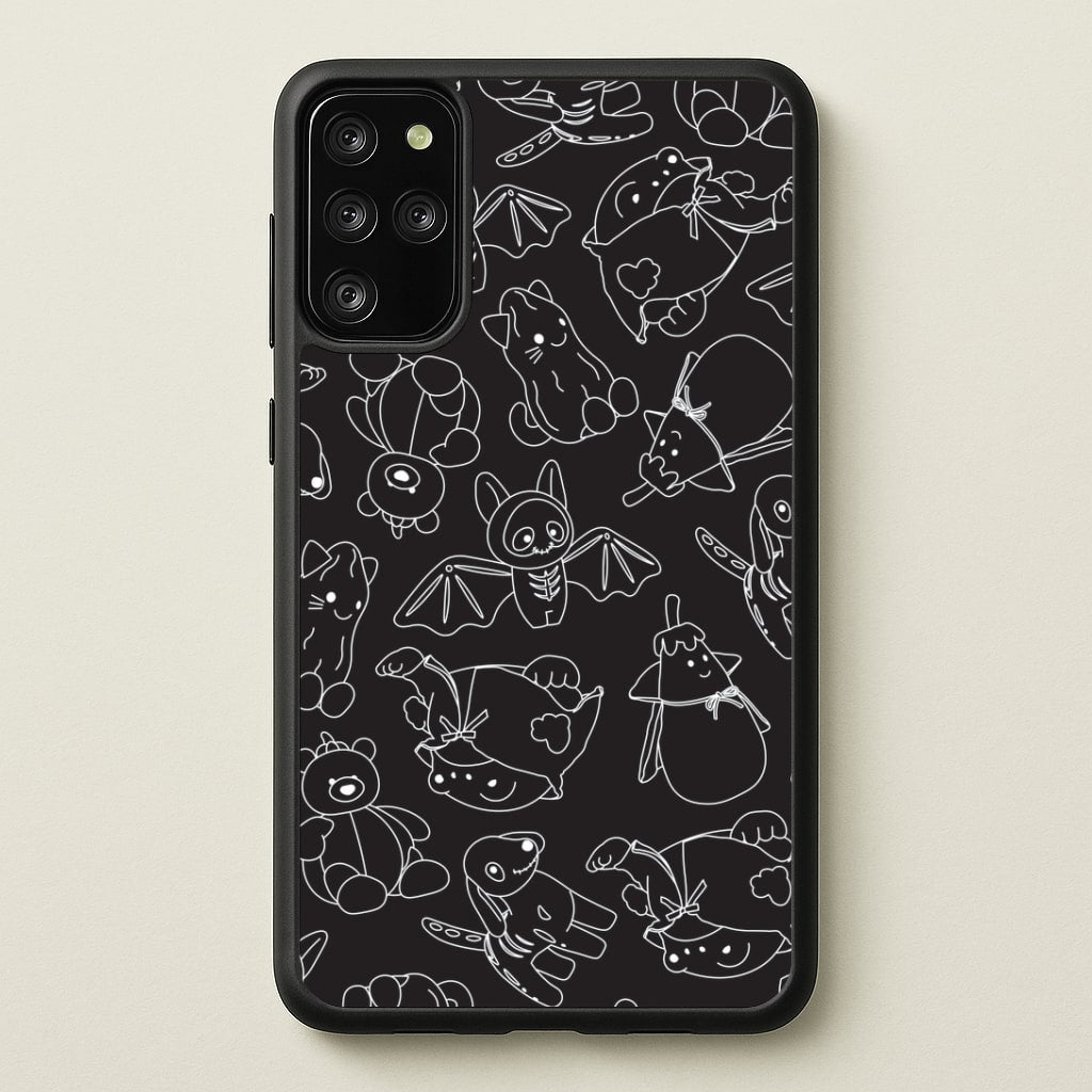 Halloween Plushies Pattern II - Halloween Galaxy S20 Plus Case