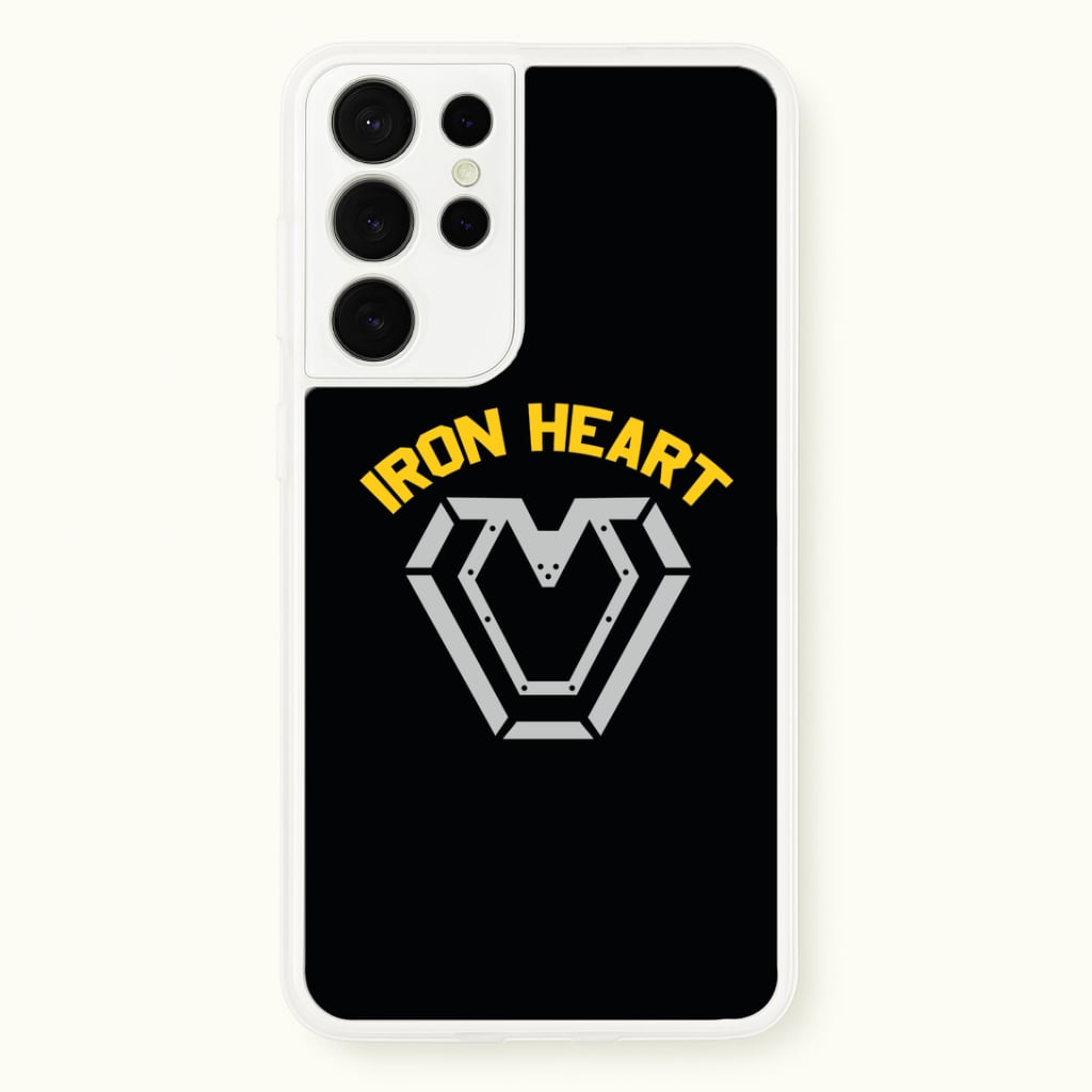 Metal Hero Heart Galaxy S21 Ultra Case
