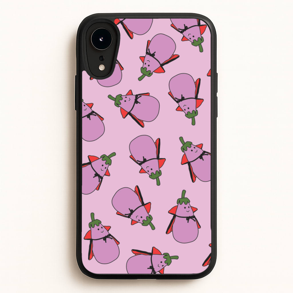 Vampire Vegetable Pattern - Halloween iPhone XR Case
