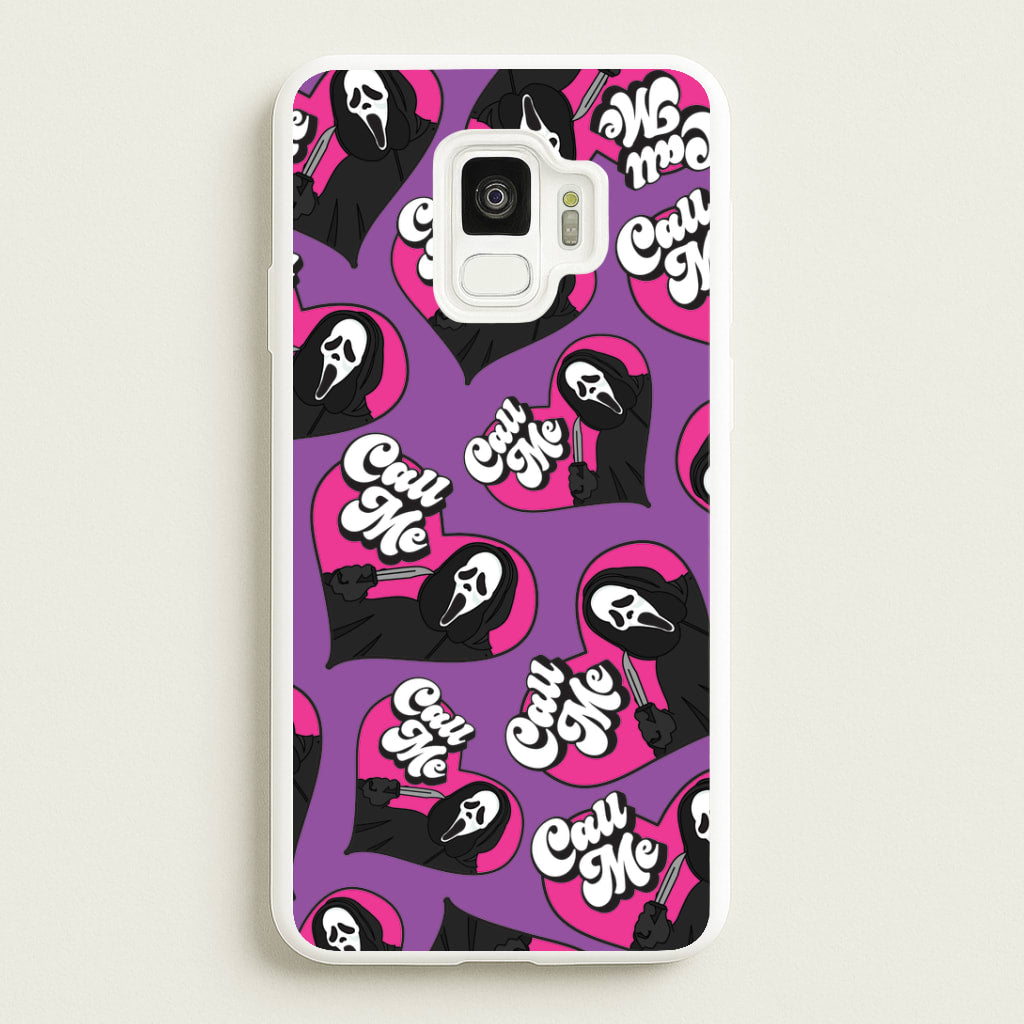 Call Me Heart Pattern Galaxy S9 Case