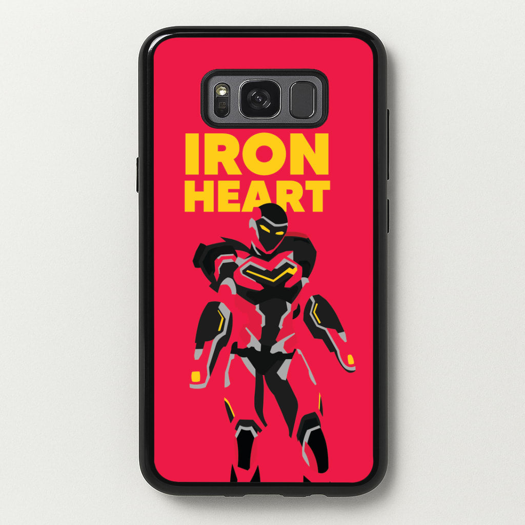 Metal Heart Hero Standing Galaxy S8 Case
