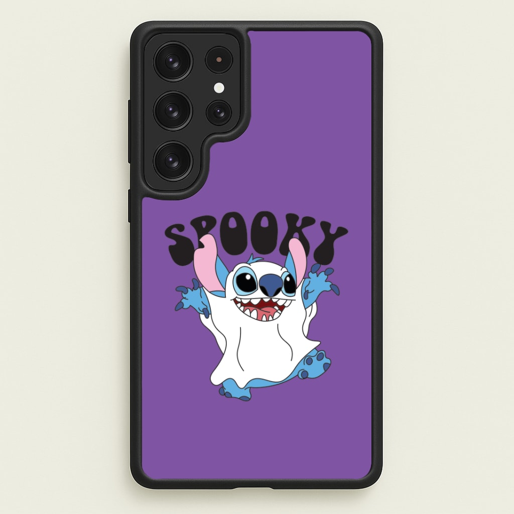 Spooky Cute Blue Alien Galaxy S23 Ultra Case