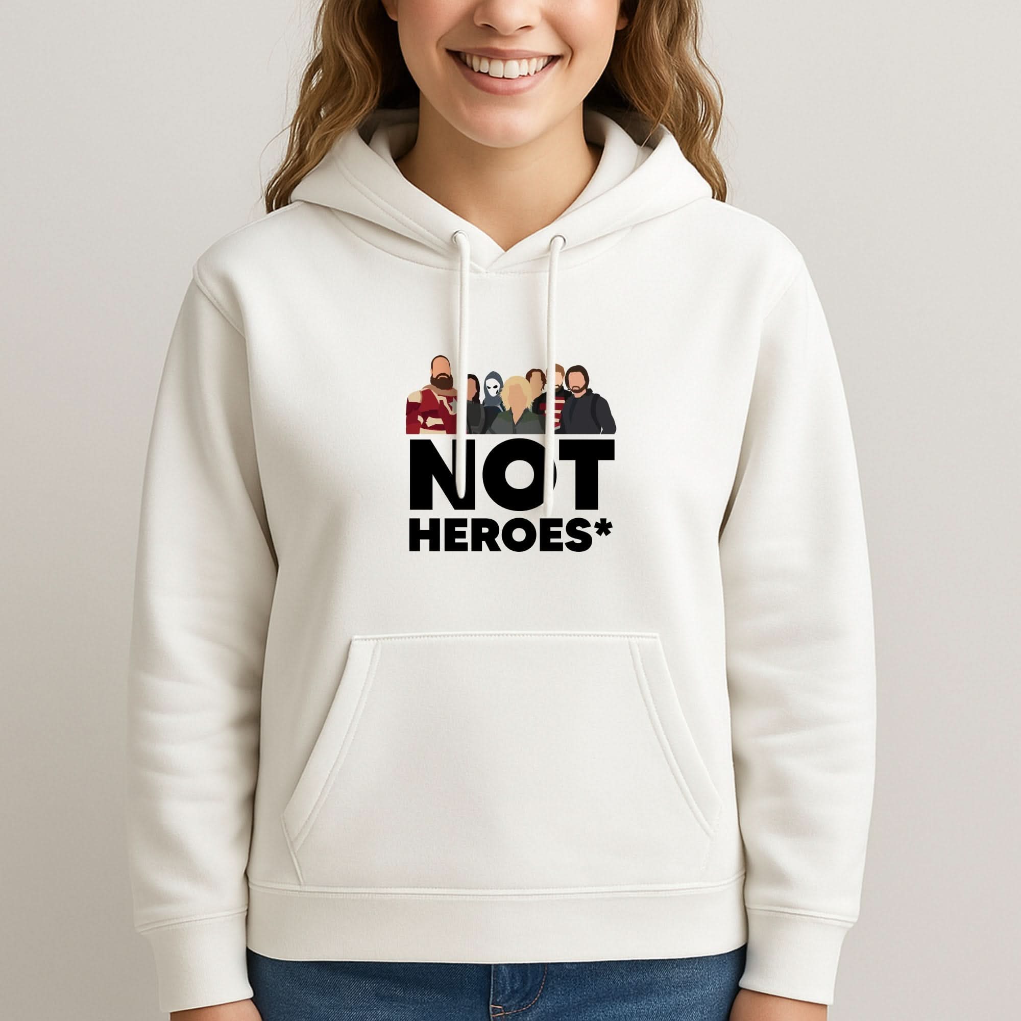 Not Heroes Womans Hooded Sweatshirt