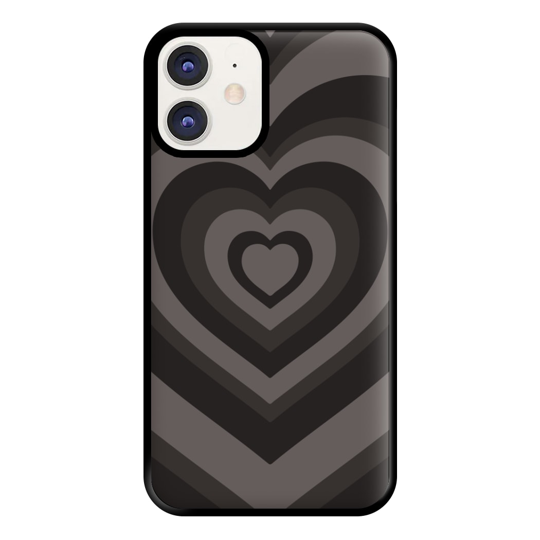 Abstract Black Heart iPhone 11 Case