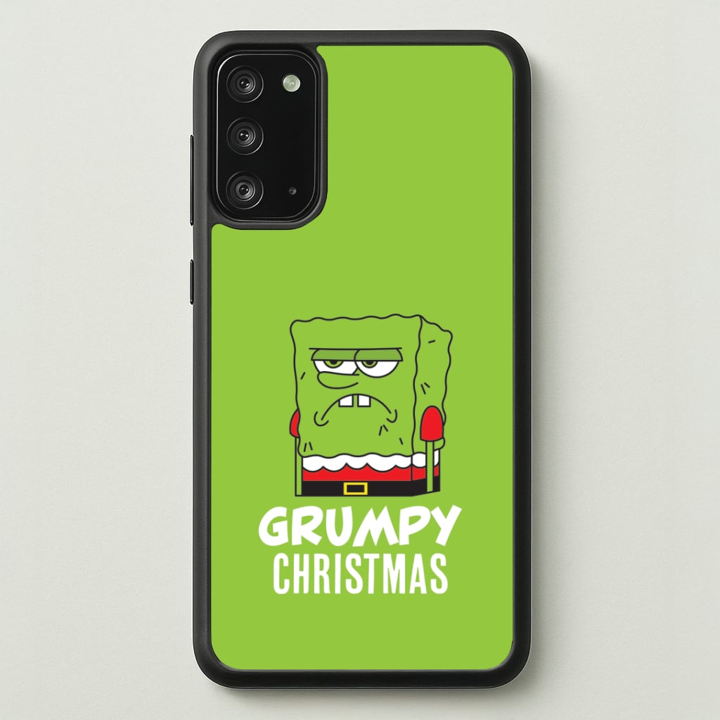 Grumpy Christmas Cartoon Sponge Galaxy Note 20 Case