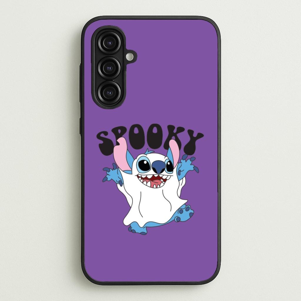 Spooky Cute Blue Alien Galaxy A16 Case
