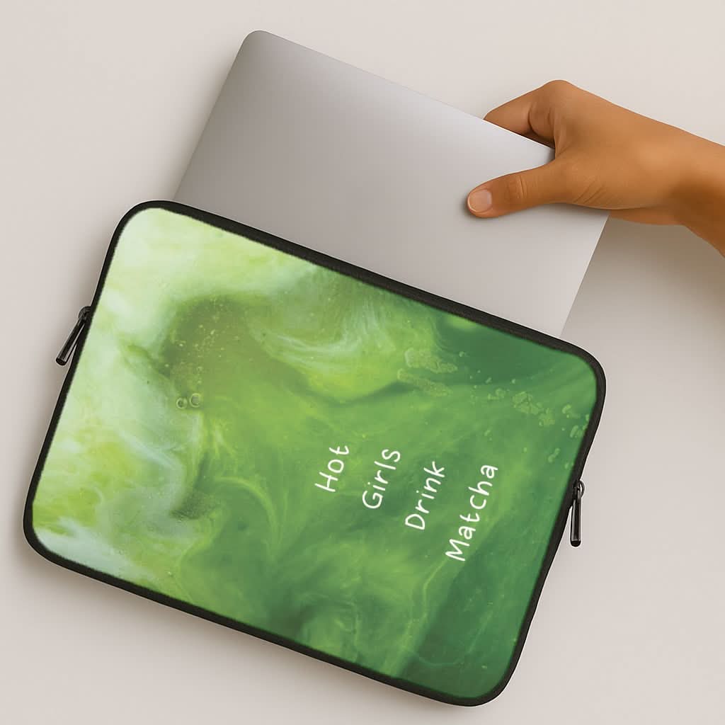 Hot Girls Drink Matcha MacBook Cover