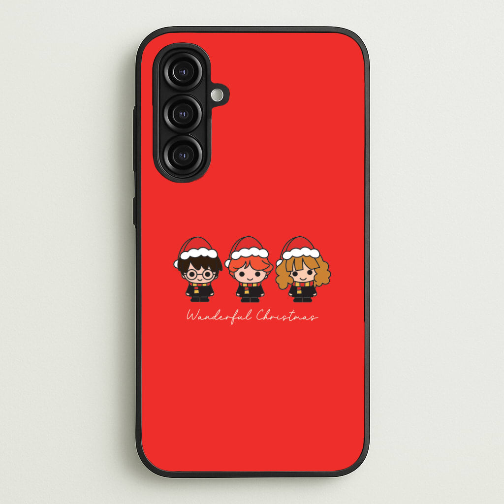 Wizards With Christmas Hats Galaxy A16 Case