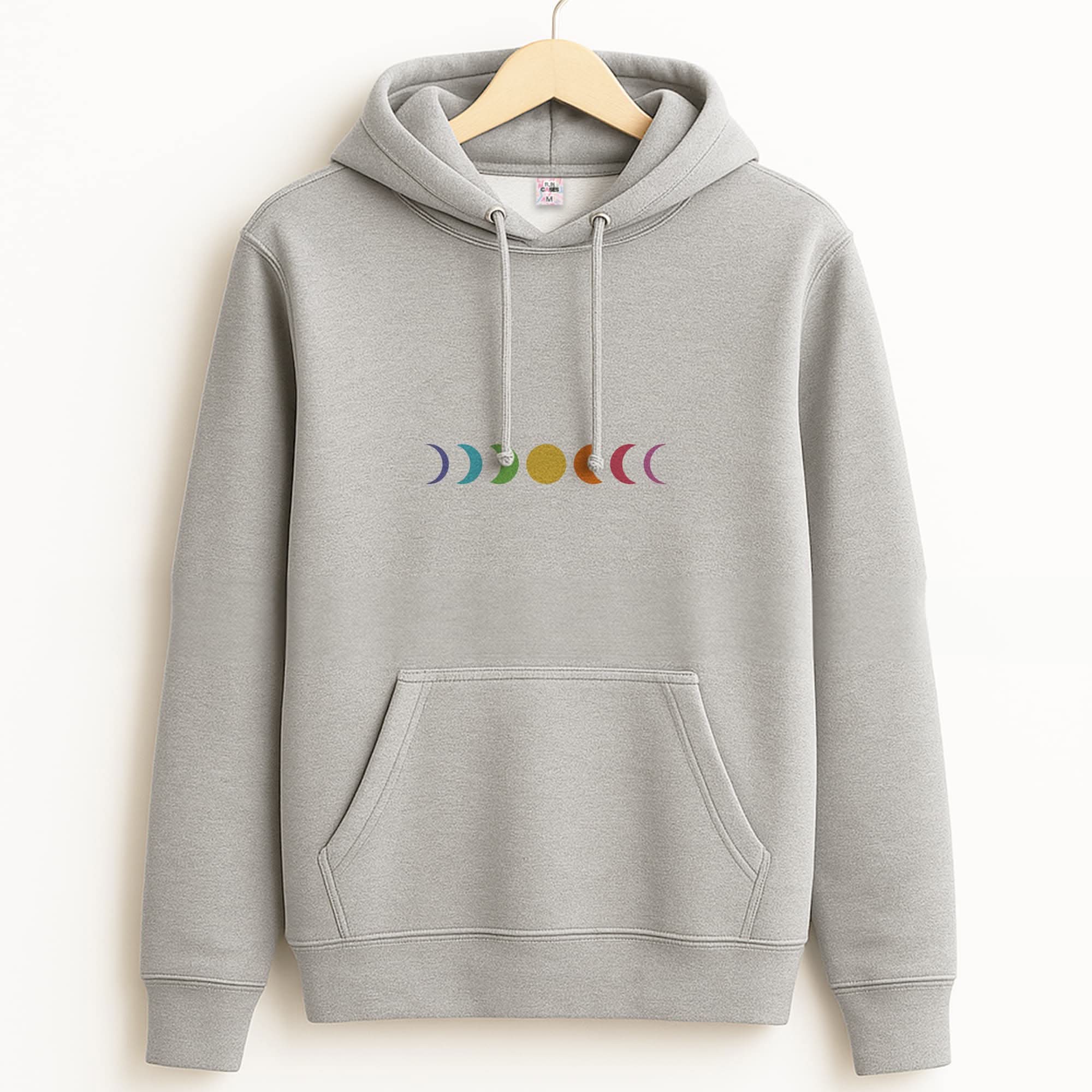 Band Moon Cycle Unisex Grey Hoodie