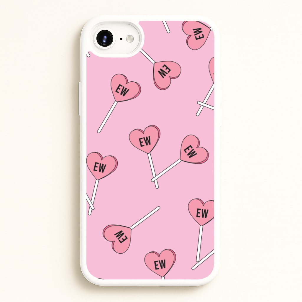 Ew Love Heart Lolipops Pattern iPhone 6 Plus / 7 Plus / 8 Plus Case