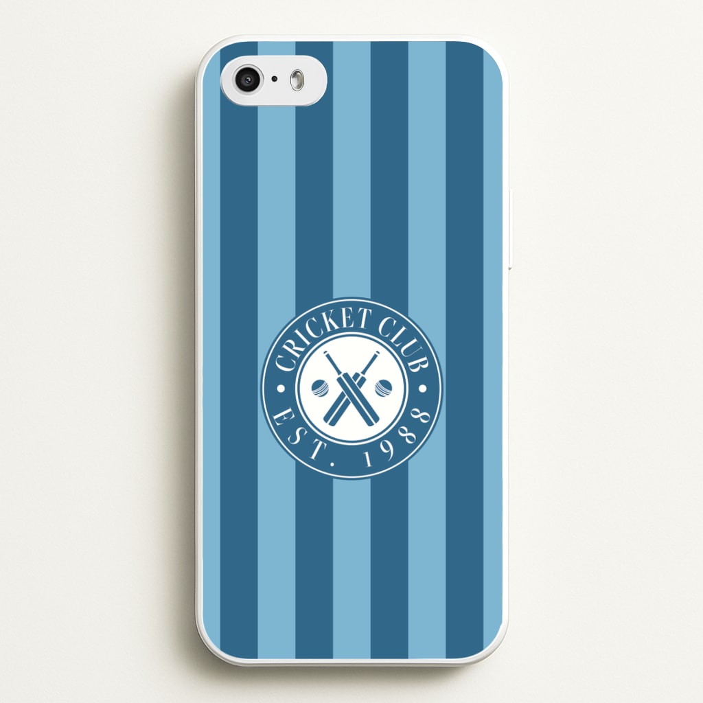 Stripey Cricket Badge iPhone 5 / 5s / SE 2016 Case