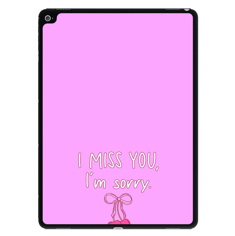 I Miss You , I'm Sorry - Gracie Abrams iPad Case