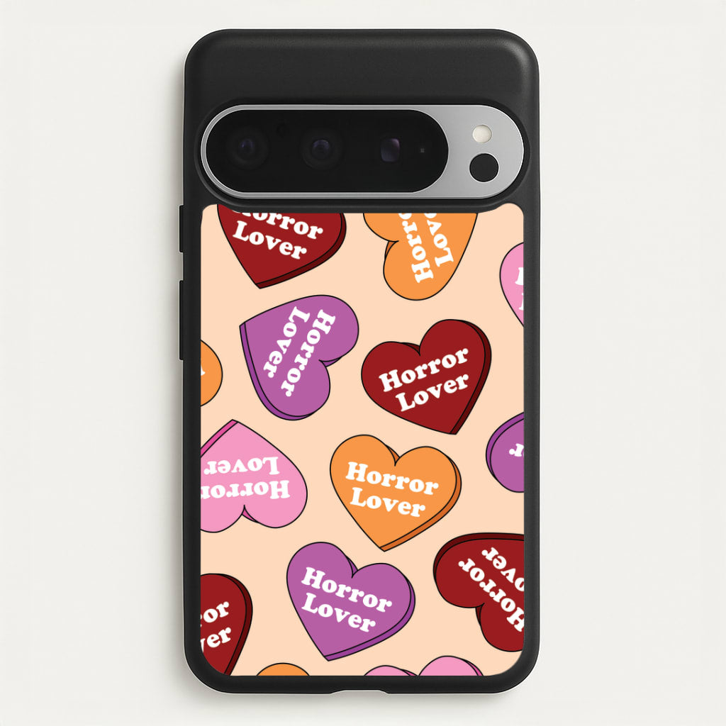 Horror Lover Hearts Pattern Google Pixel 9 Pro XL Case