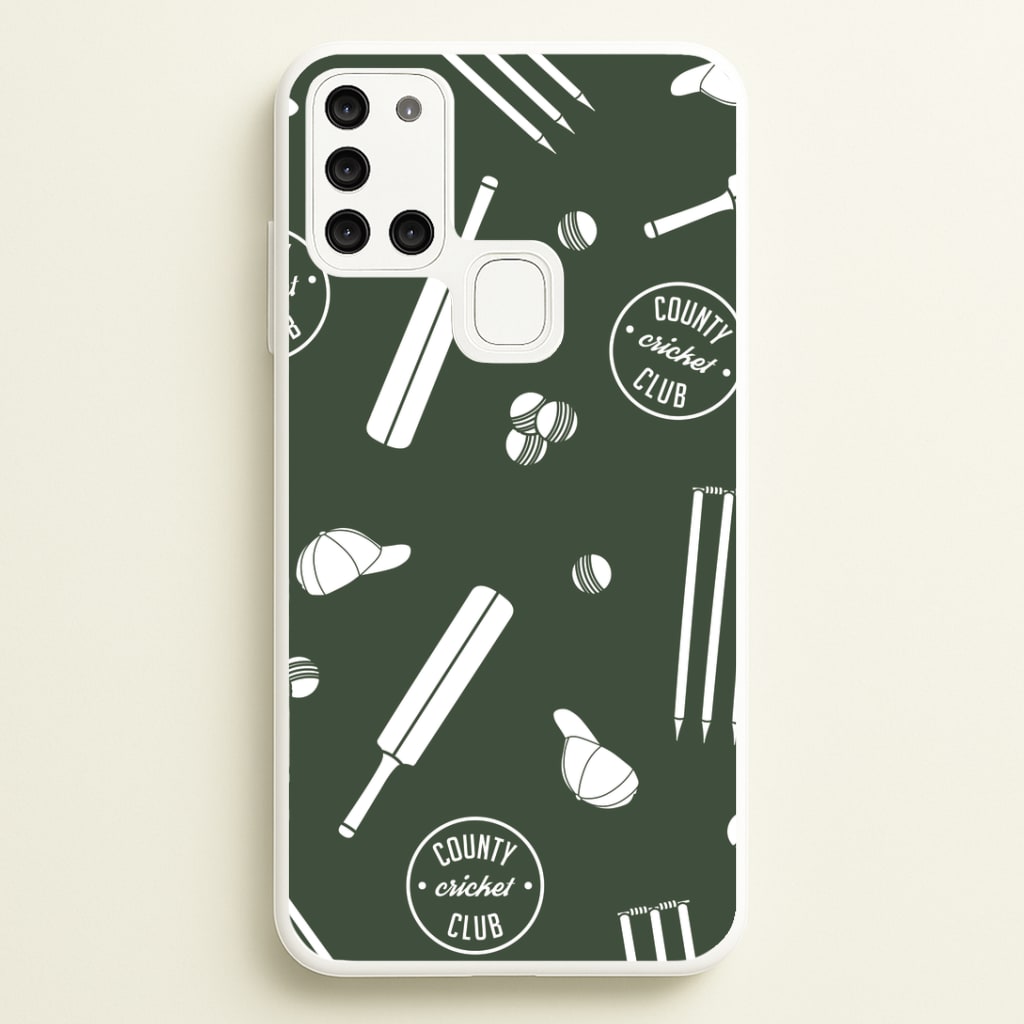 Cricket Props Pattern Galaxy A21s Case