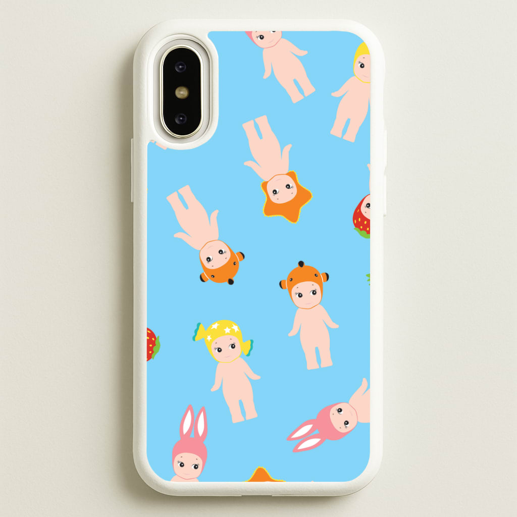 Angels Pattern iPhone X / XS Case