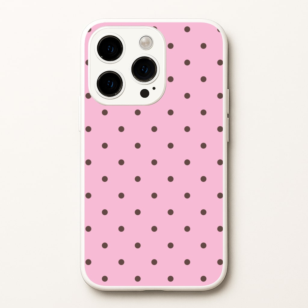 Strawberry Polka Dots iPhone 15 Pro Max Case