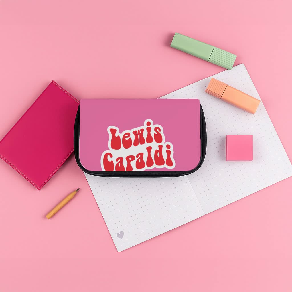 Red Name Pencil Case