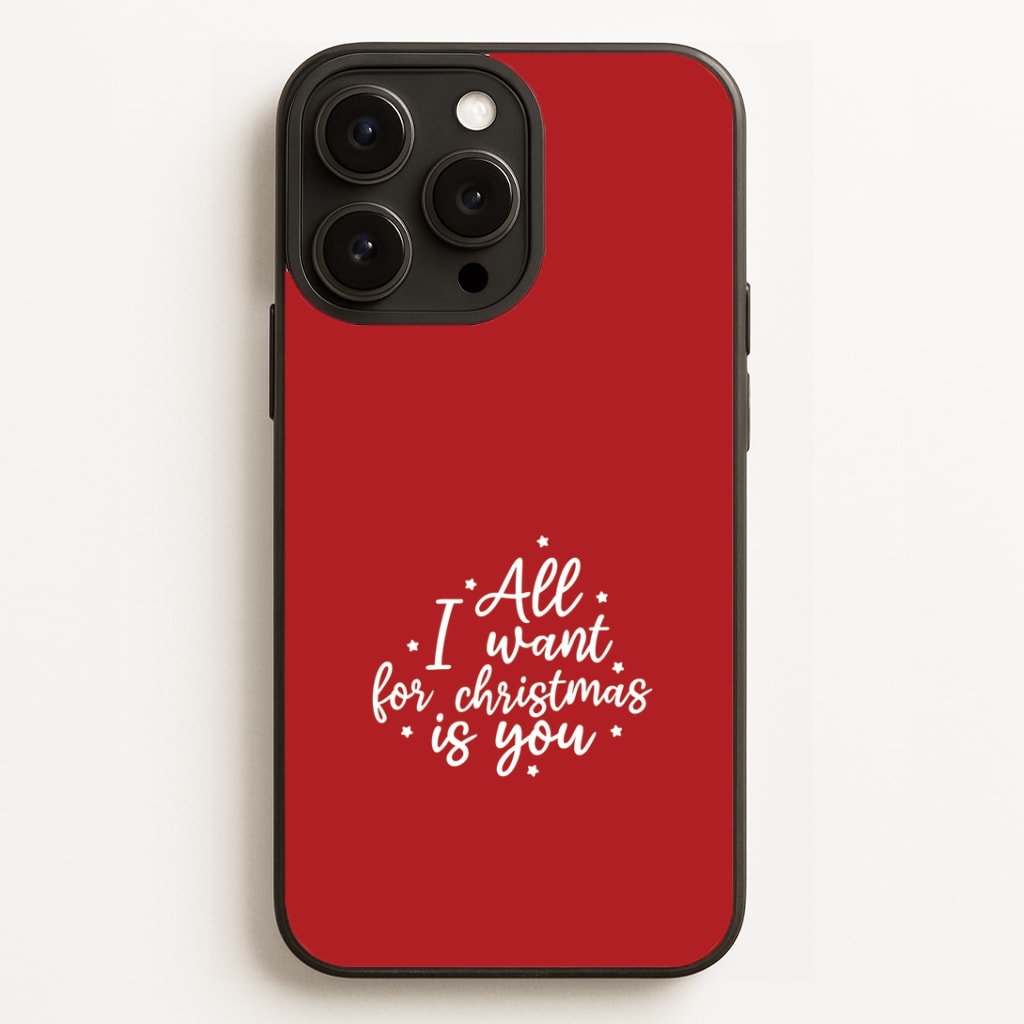 All I Want For Christmas Is You Stars iPhone 16 Pro Case