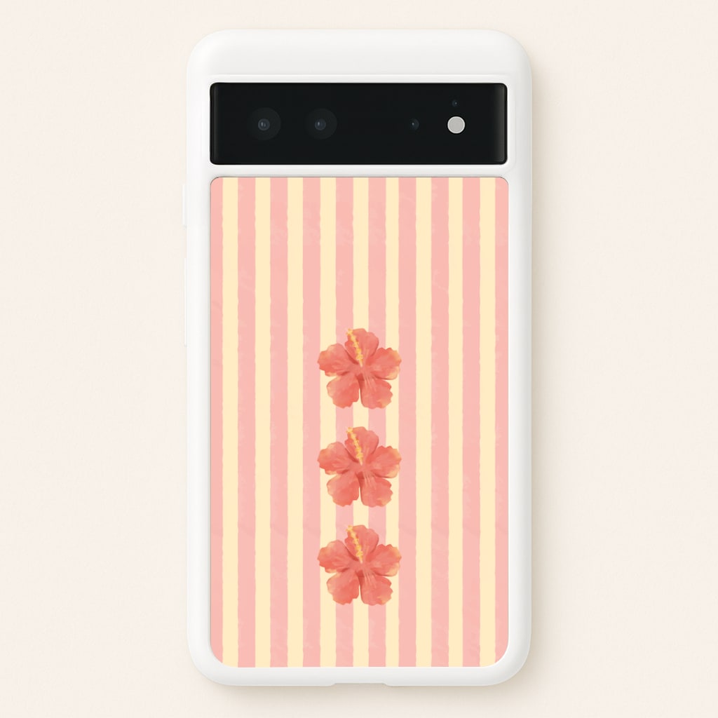 Hibiscus Rays Google Pixel 6 Case