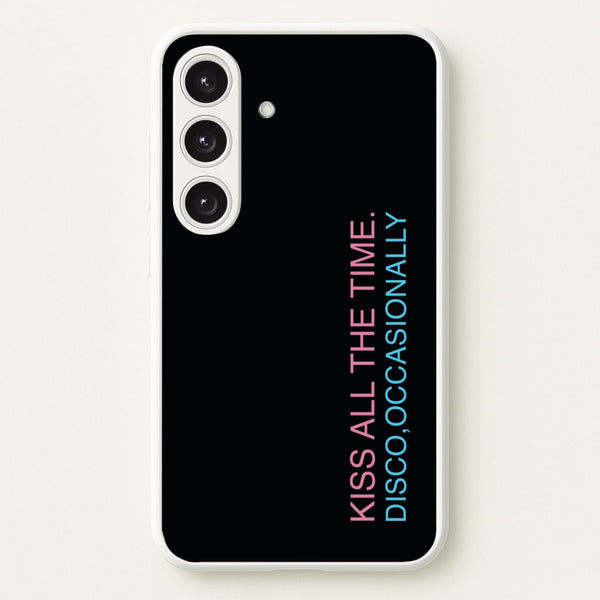 Disco Occasionally Text Galaxy S24FE Case