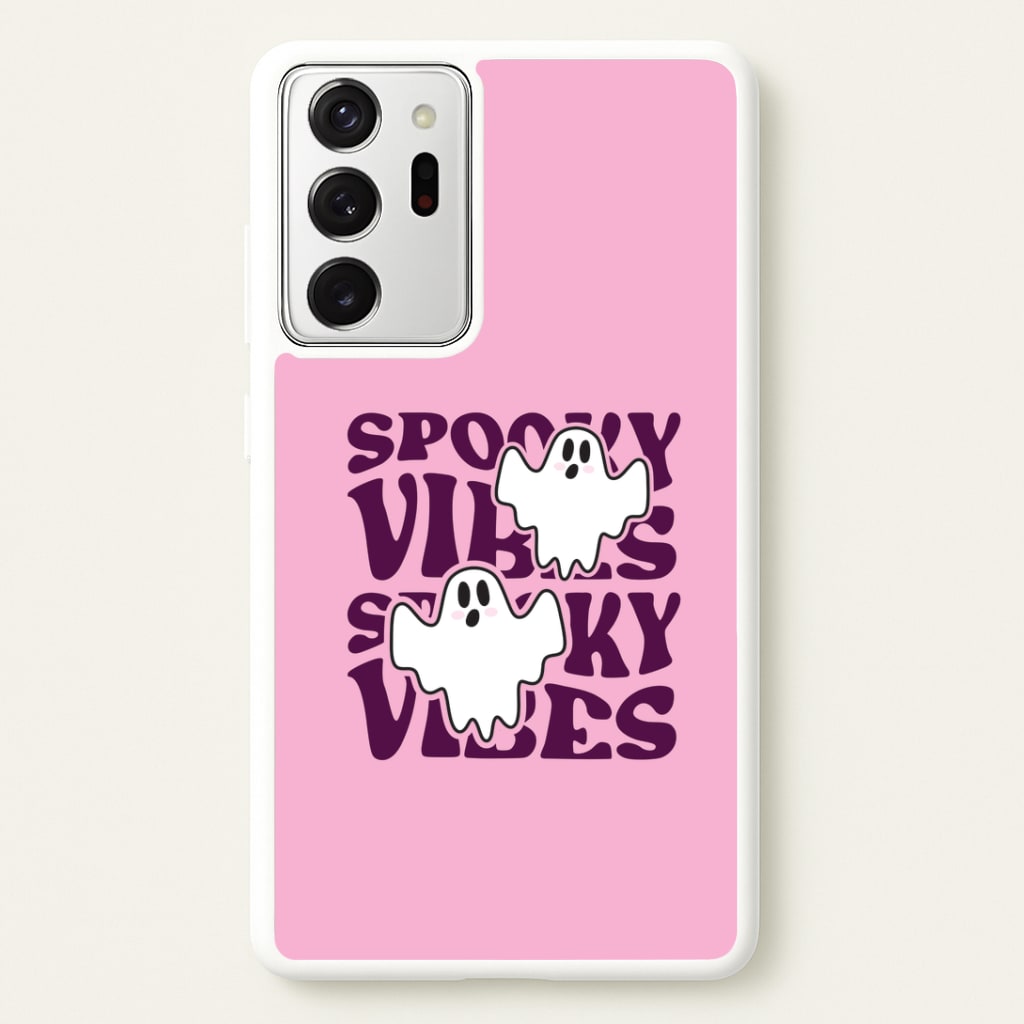 Spooky Vibes Pink Galaxy Note 20 Ultra Case