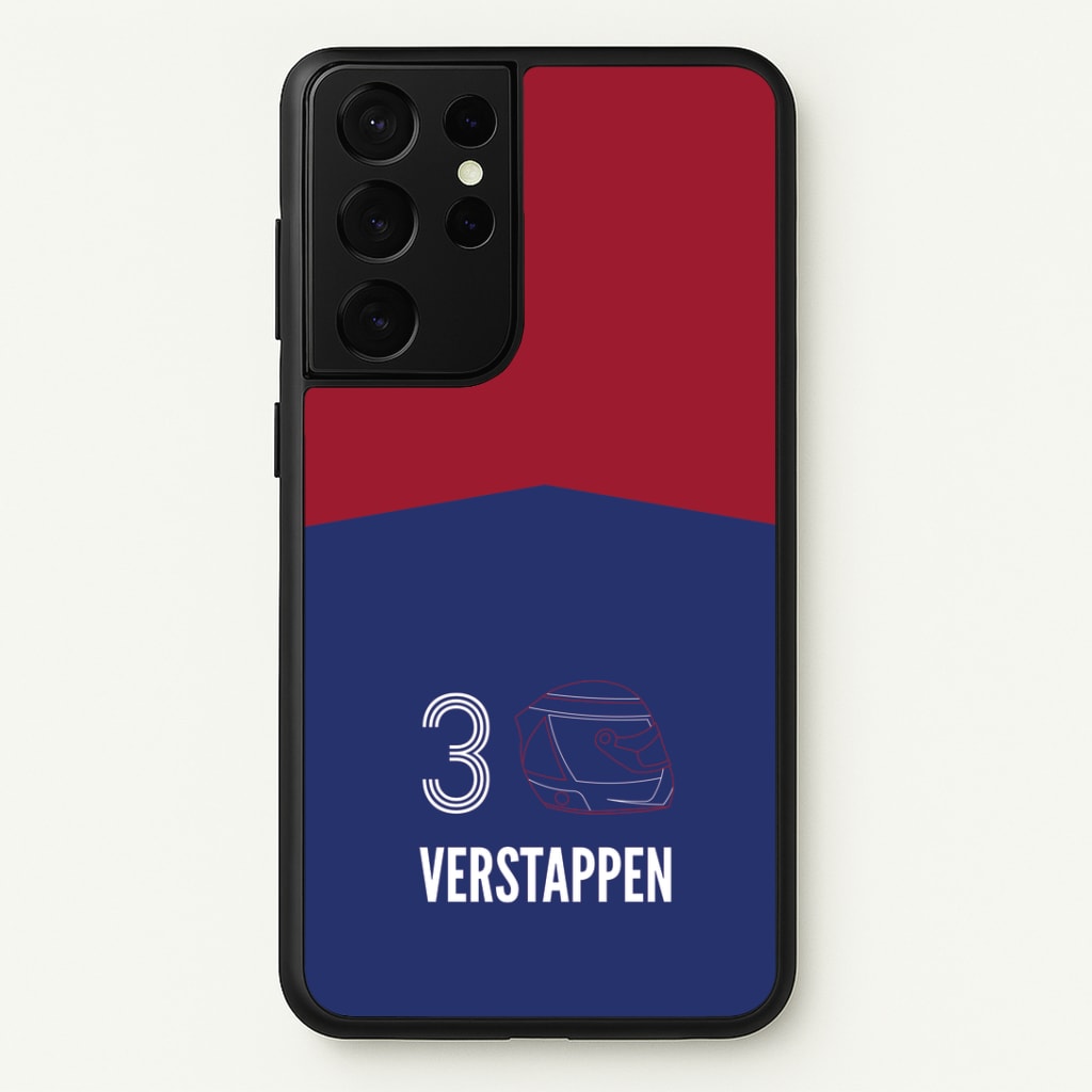 Verstappen Helmet 2026 Galaxy S21 Ultra Case