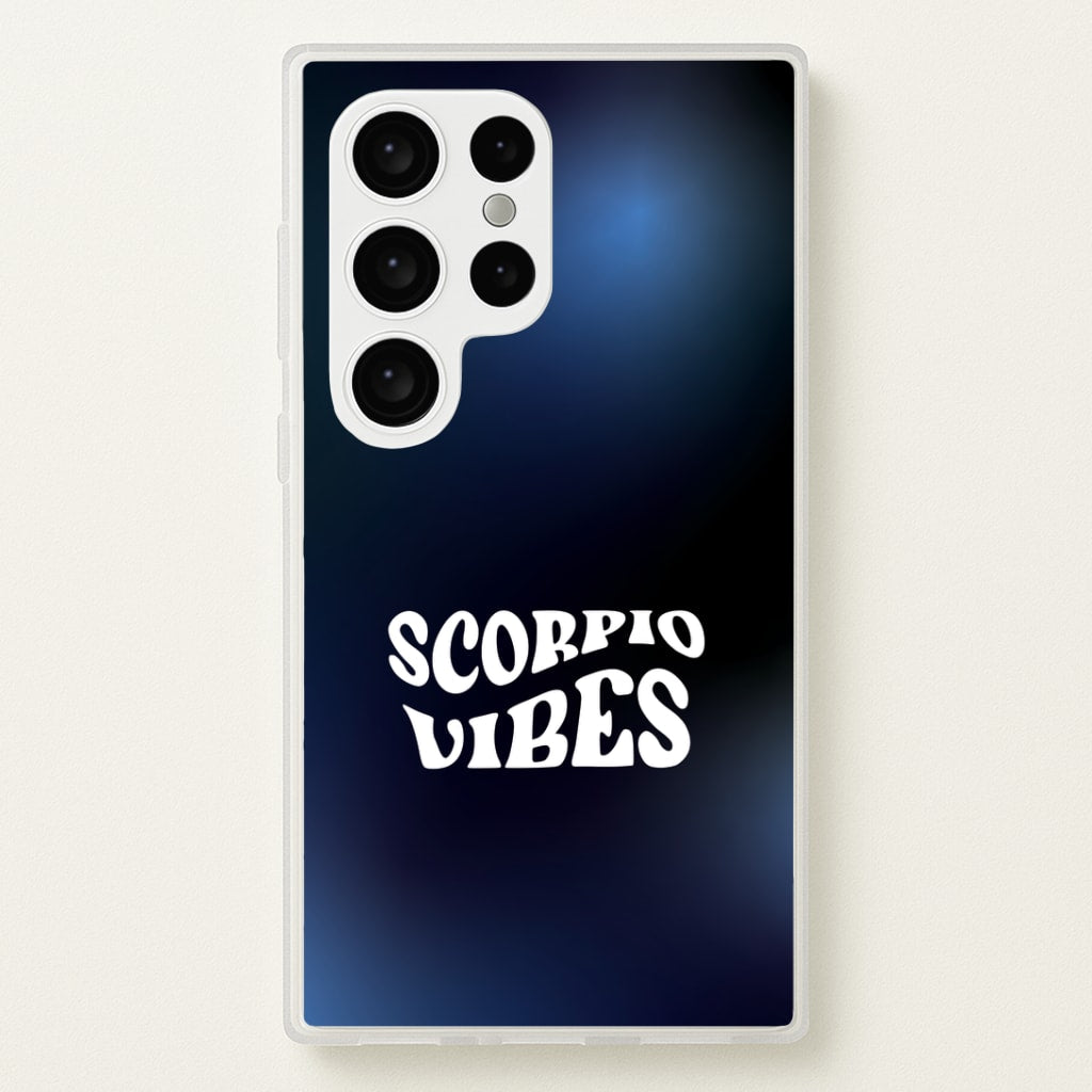 Scorpio Vibes Gradient Zodiac Galaxy S24 Ultra Case