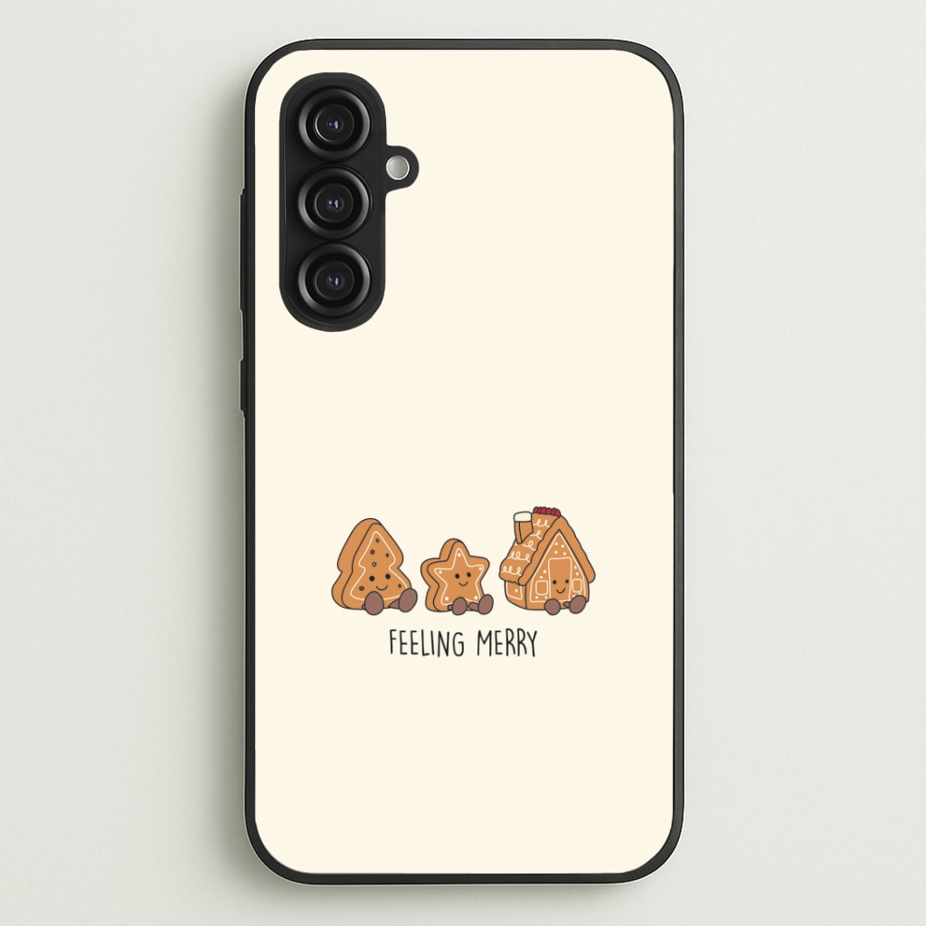 Gingerbread Plushies Quote Galaxy S23FE Case