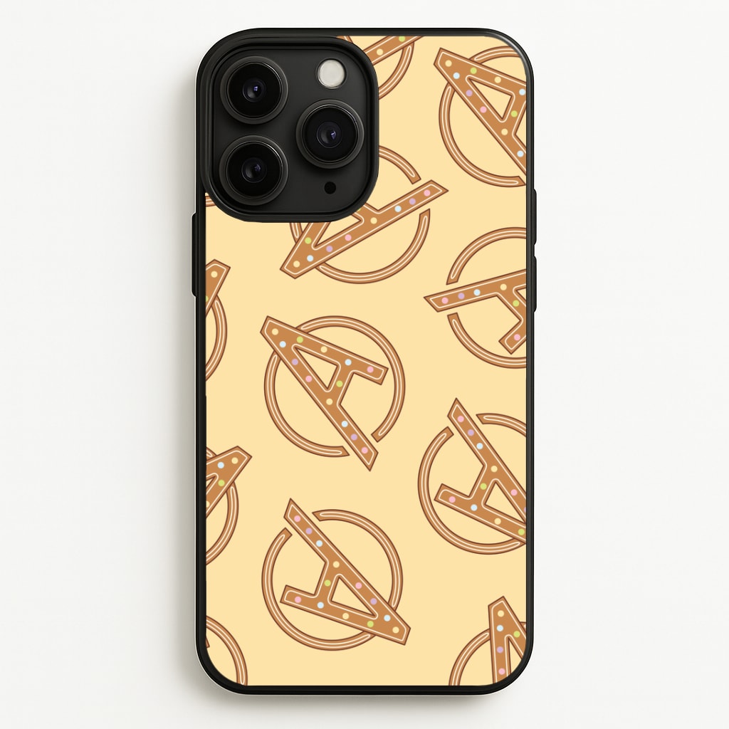 Superhero Team Gingerbread Pattern iPhone 11 Pro Max Case