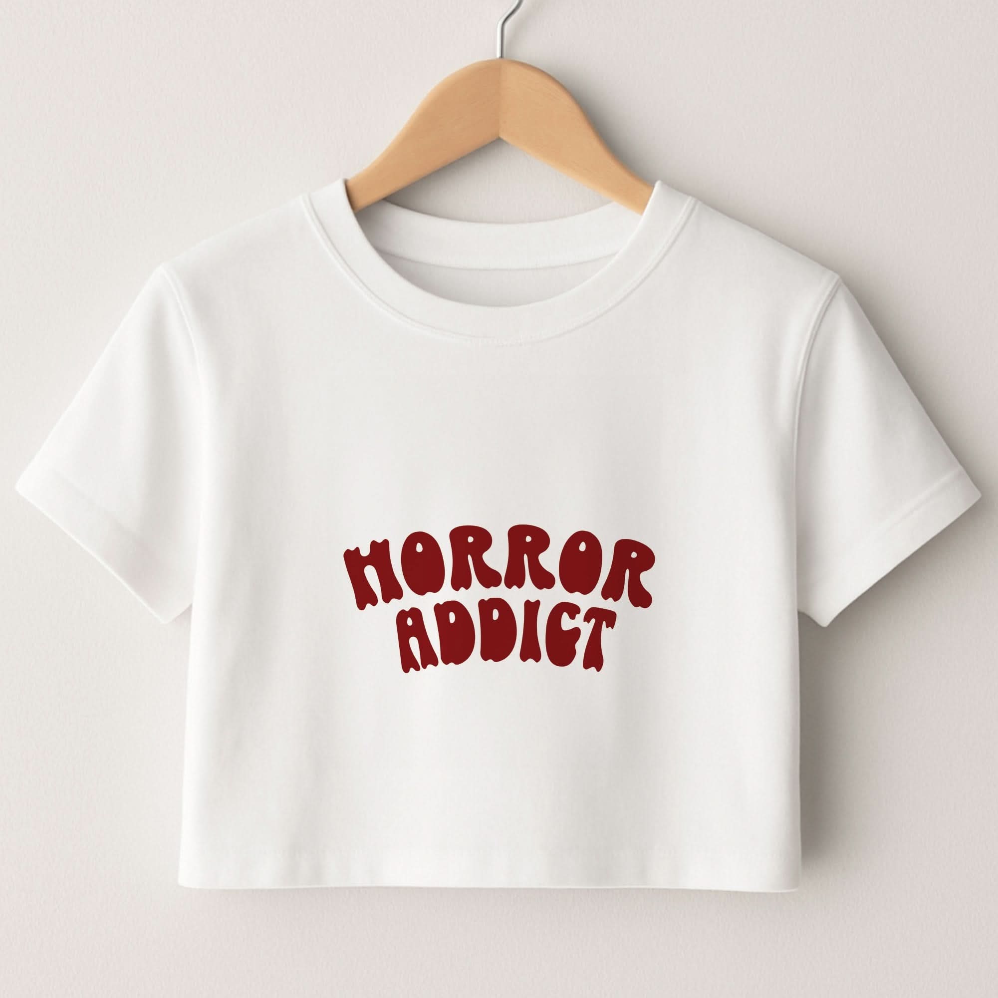 Horror Addict Crop Top