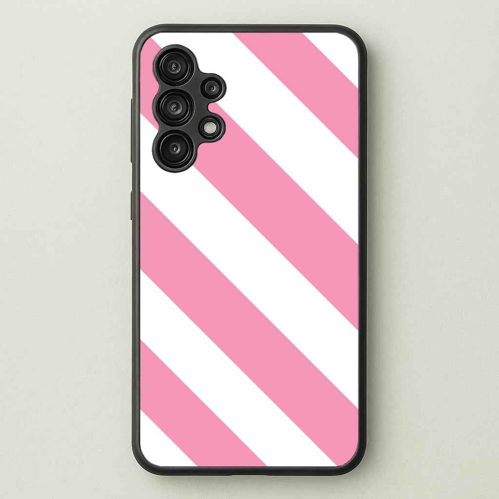 Candy Cane Stripes Galaxy A13 Case