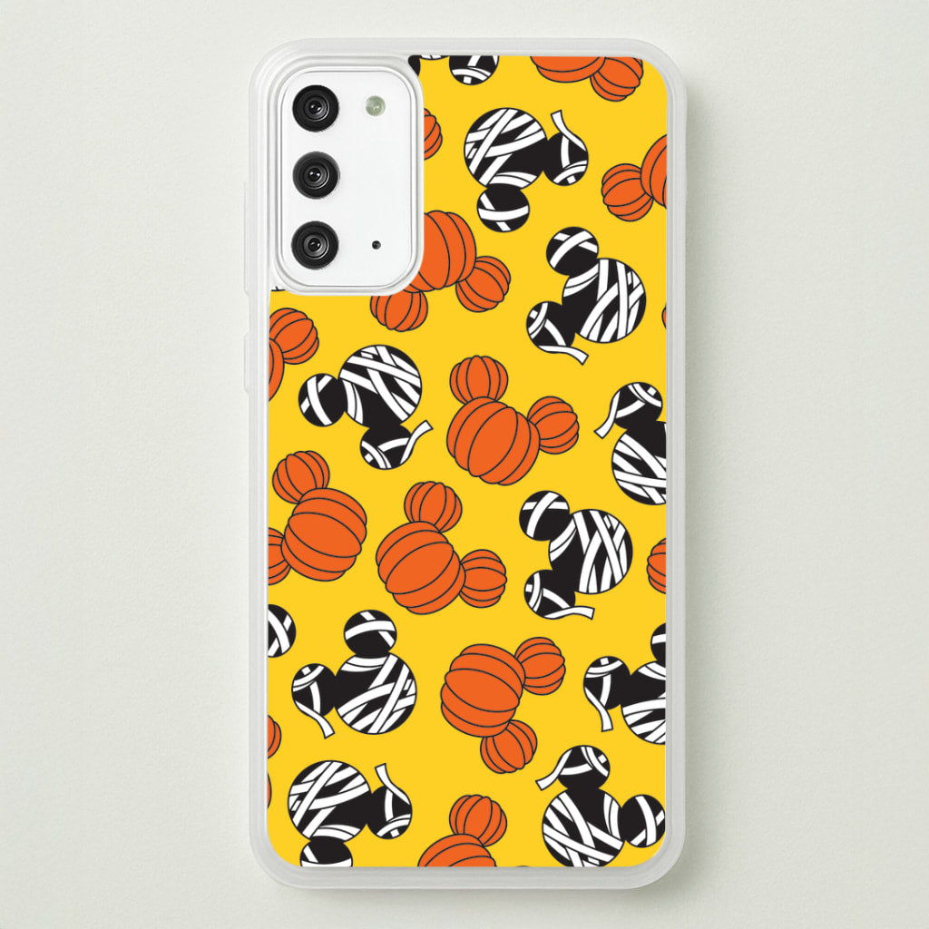 Pumpkin And Mummy Mouse Pattern Galaxy Note 20 Case