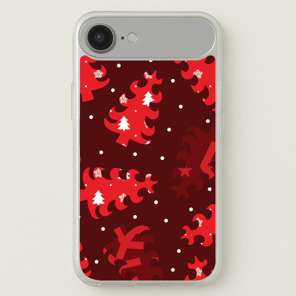 Wrapping Paper Christmas Tree Pattern iPhone 17 Air Case
