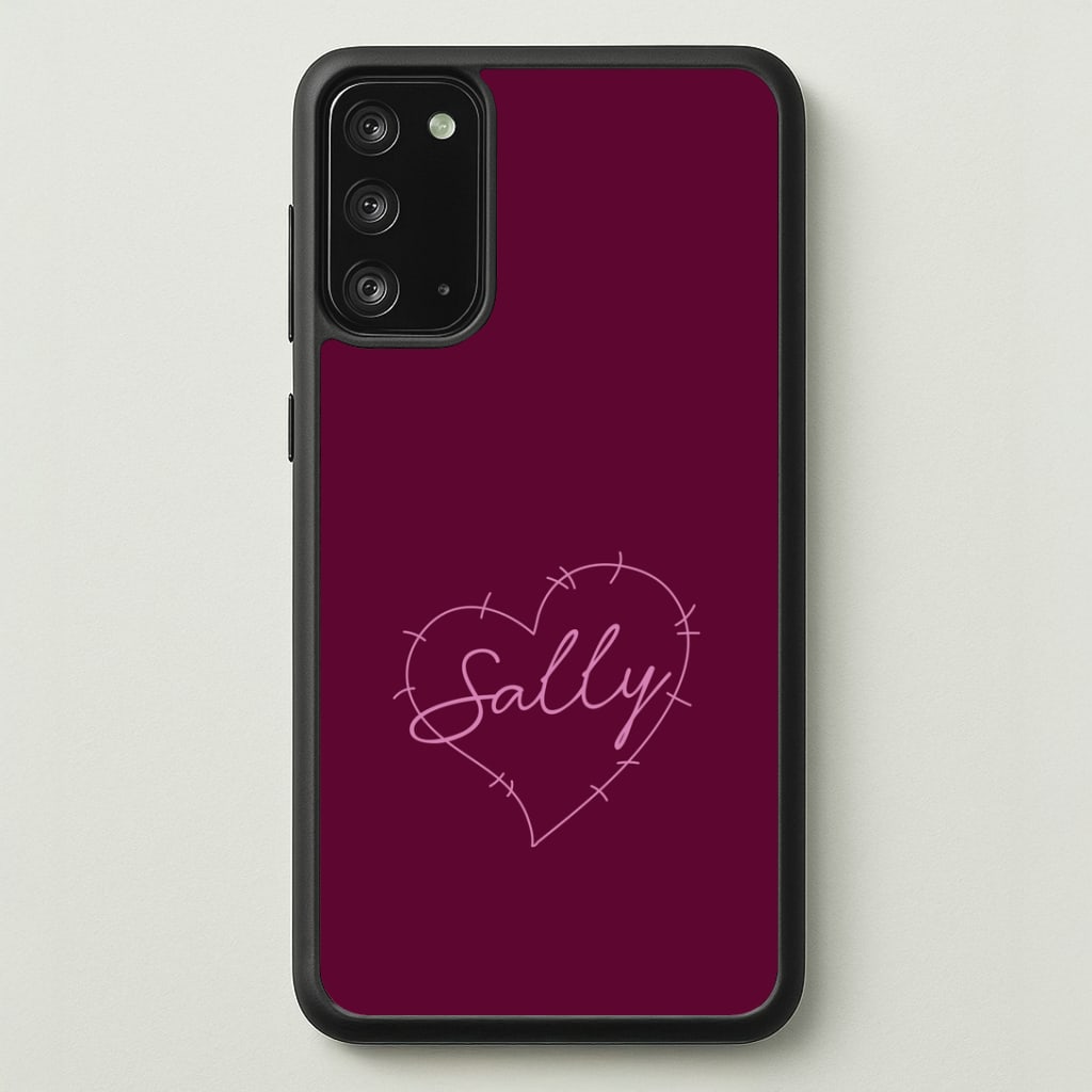 Stitched Heart Sally Galaxy Note 20 Case