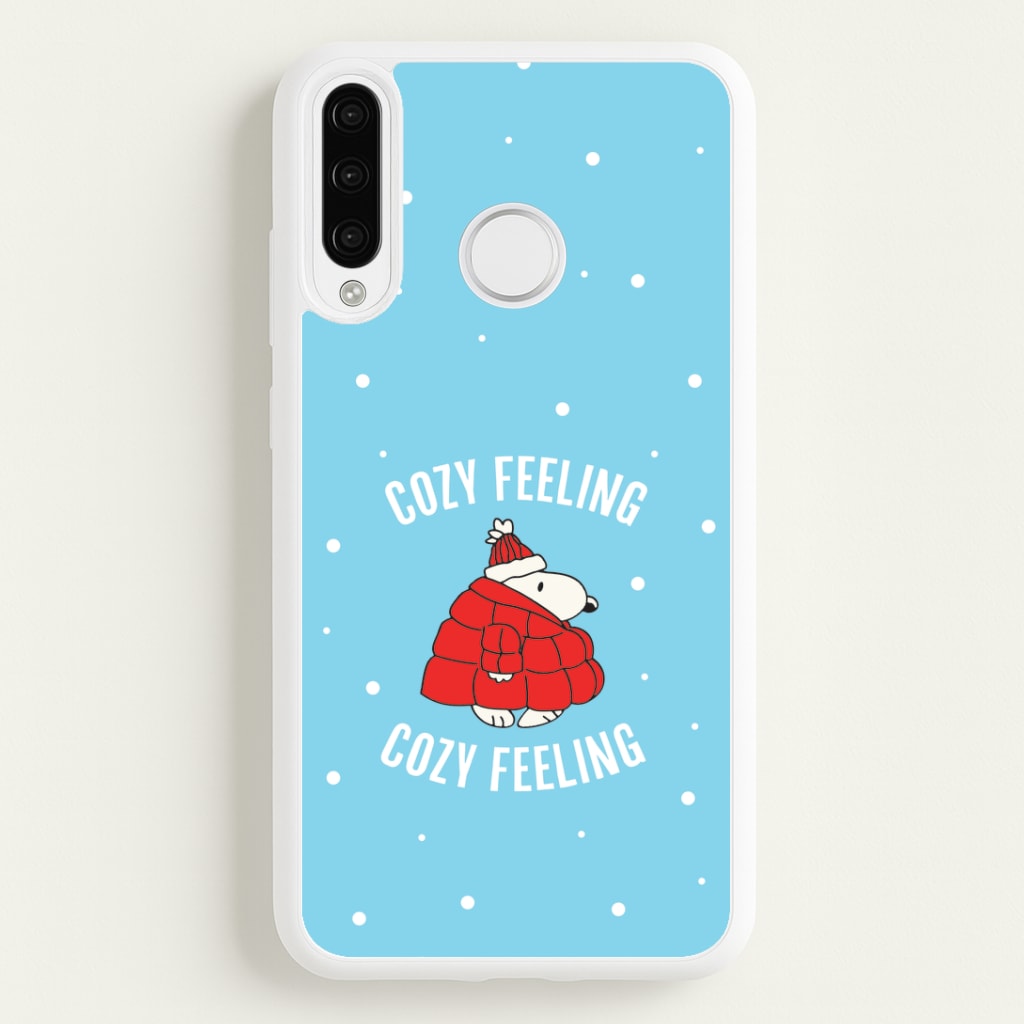 Cozy Feeling Cartoon Beagle Puffer Jacket Huawei P30 Pro Case
