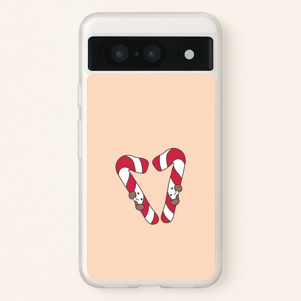 Christmas Candycane Plushies Google Pixel 8 Case