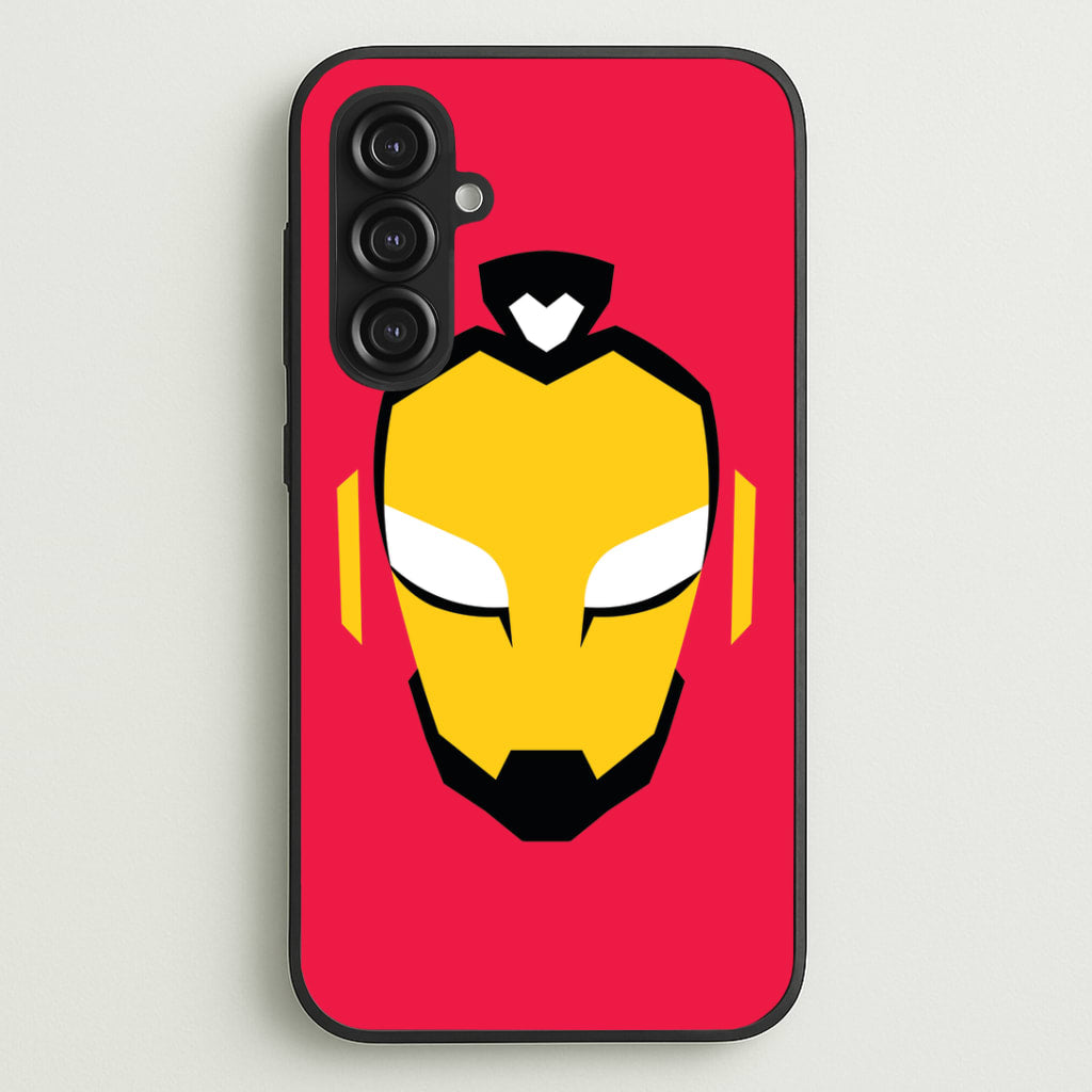 Metal Heart Hero Face Galaxy S23FE Case