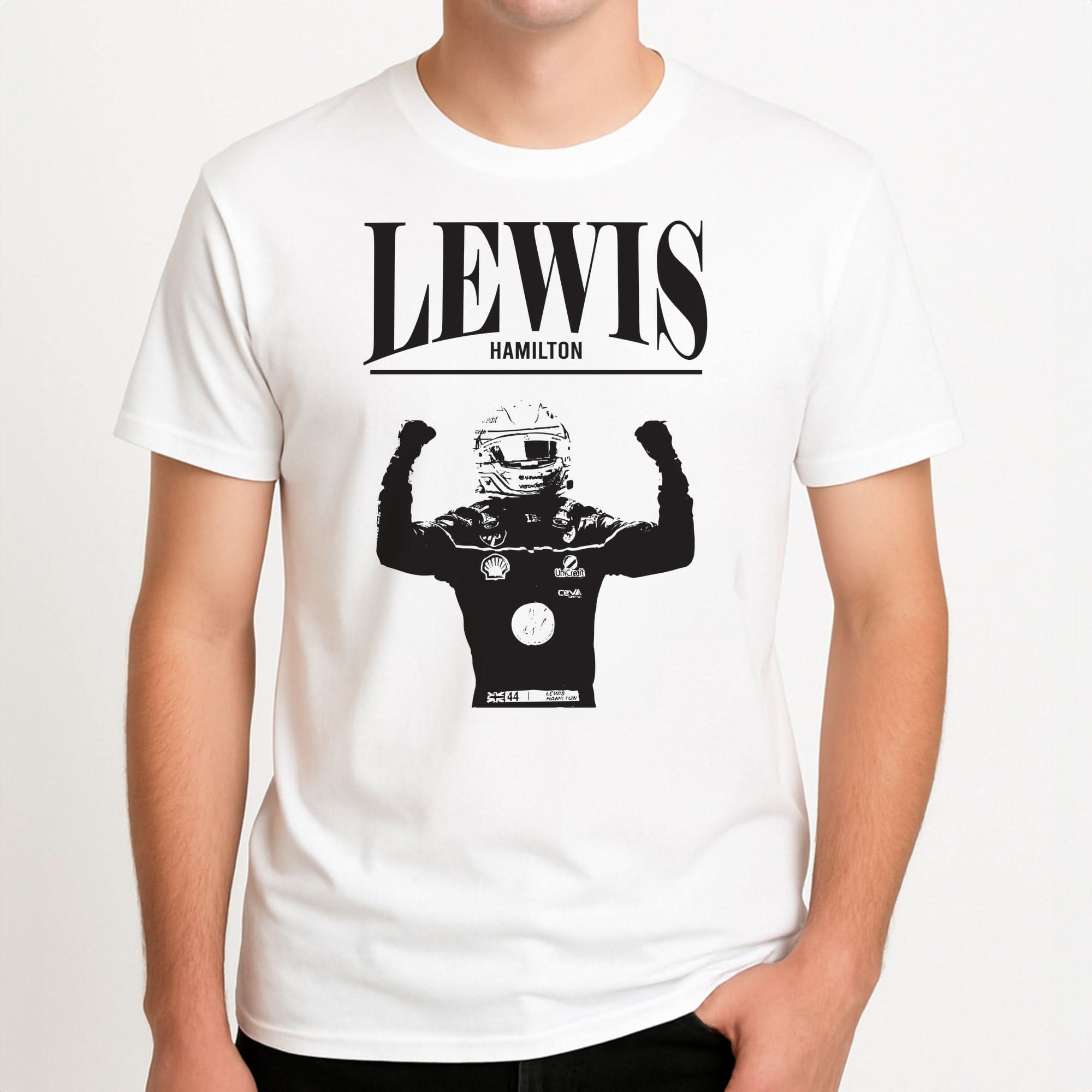 Lewis Red And Gold Mens T-Shirt