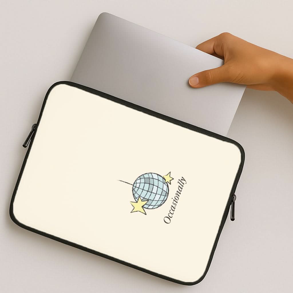 Ocasionally Discoball MacBook Cover