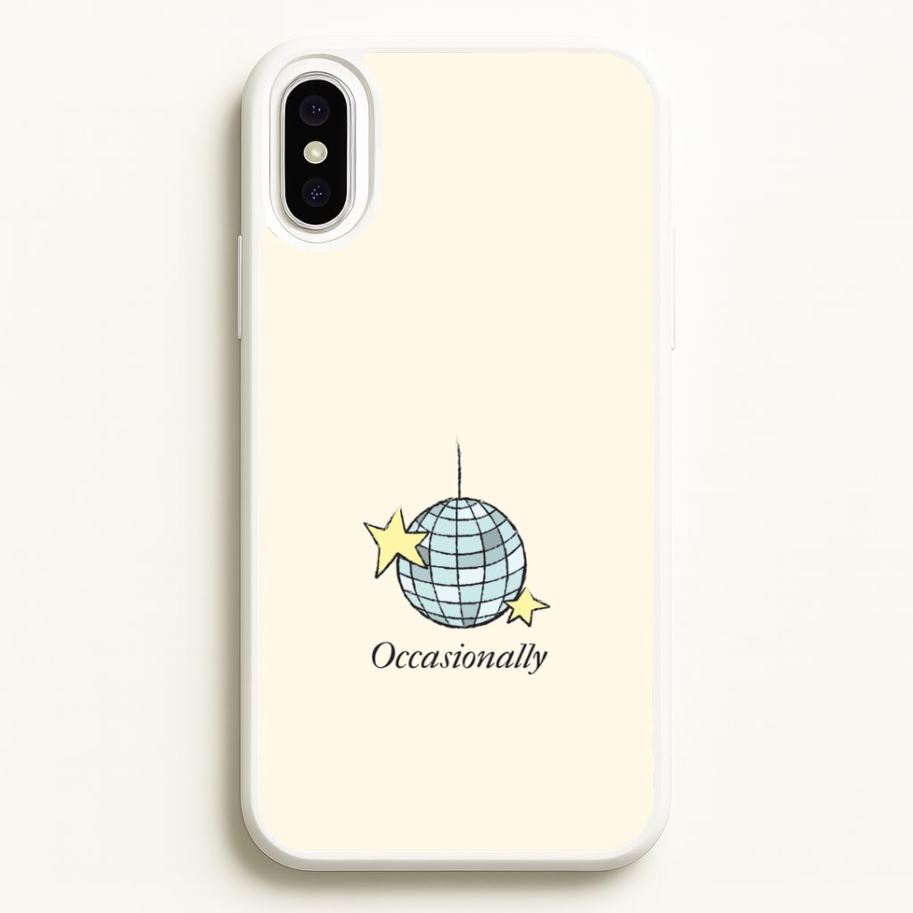 Ocasionally Discoball iPhone XS Max Case