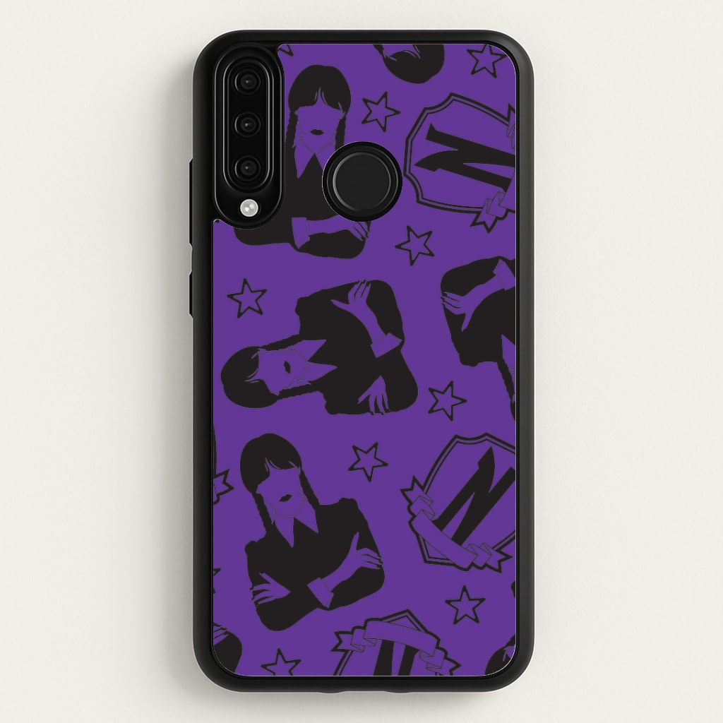 Wednesday Pattern Huawei P30 Lite Case
