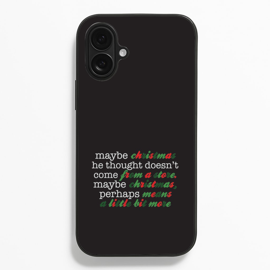 Green Creature Quote iPhone 16 Plus Case