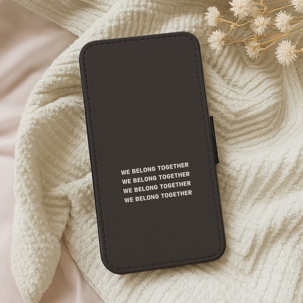 Belong Together Leather Phone Case