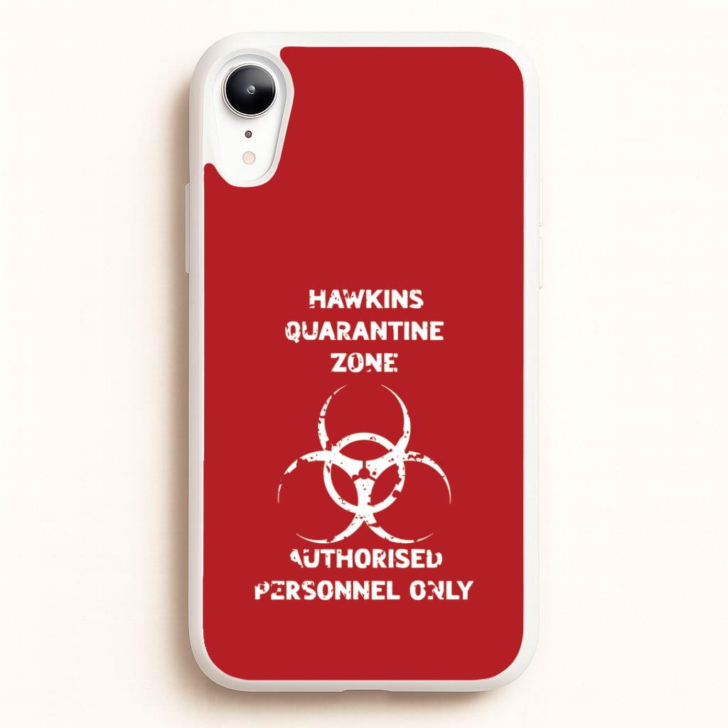 Hawkins Quarantine Zone iPhone XR Case