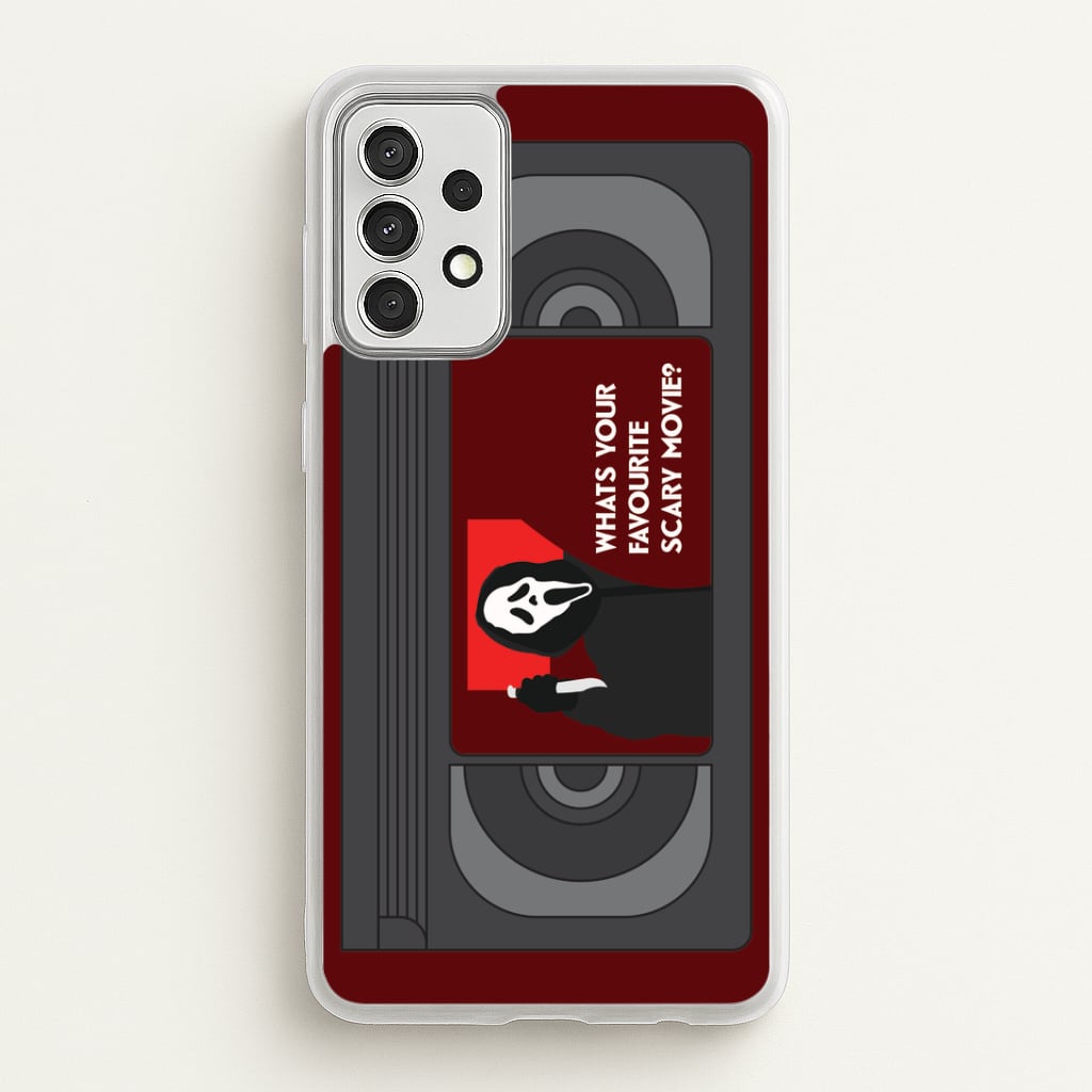 Horror Movie 7 VHS Tape Galaxy A52 / A52s Case