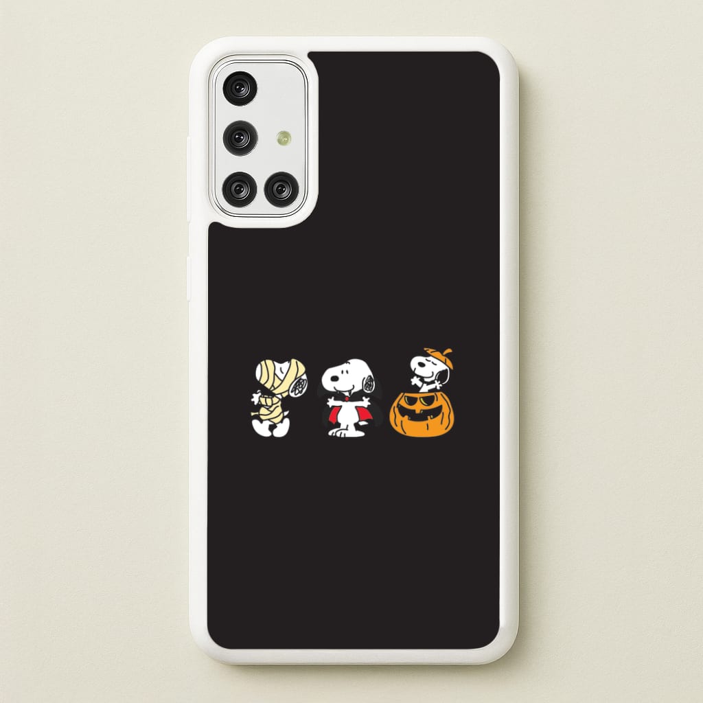 Cartoon Beagle Halloween Costumes Galaxy A71 Case